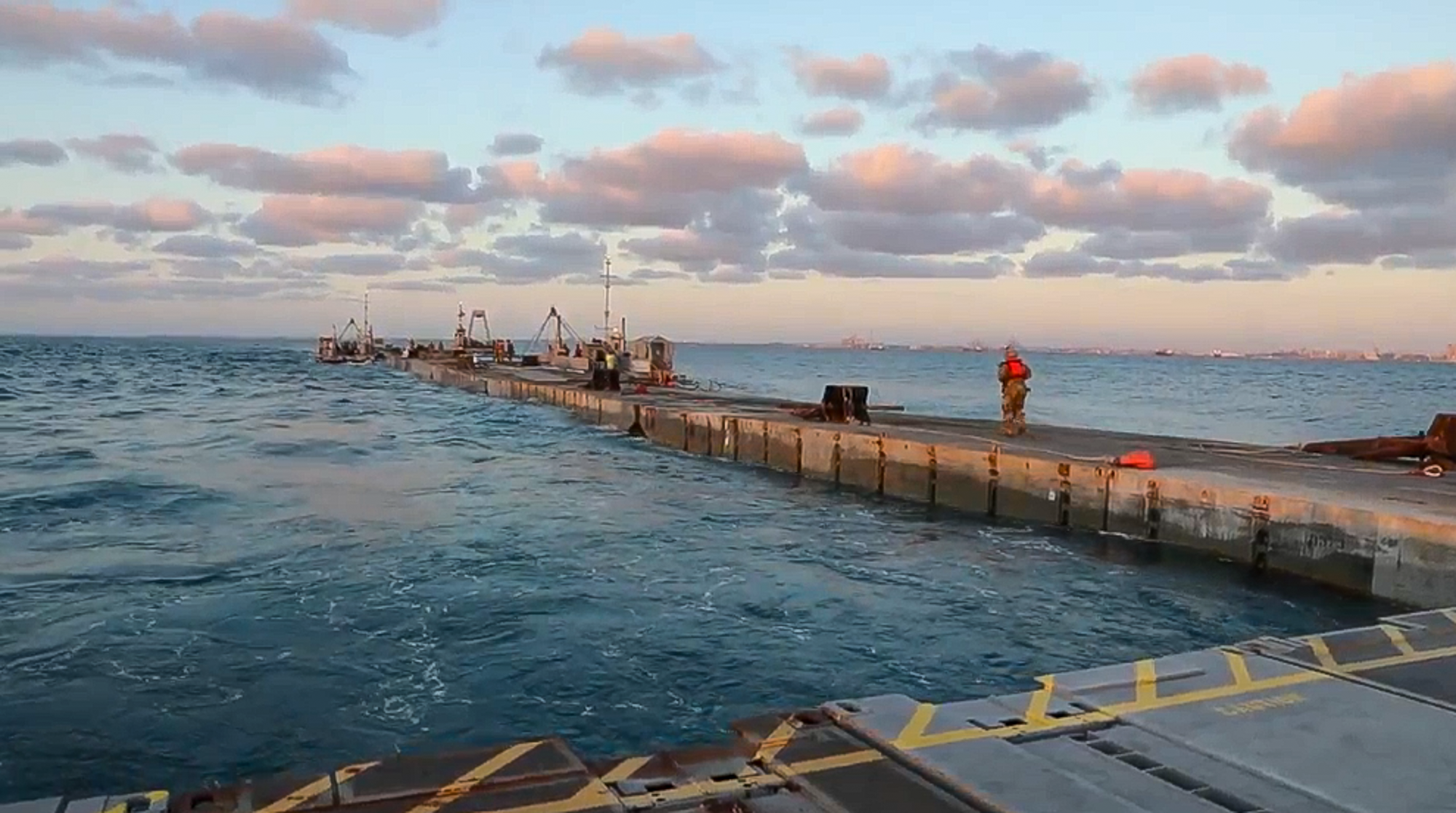 JLOTS Pier in Gaza