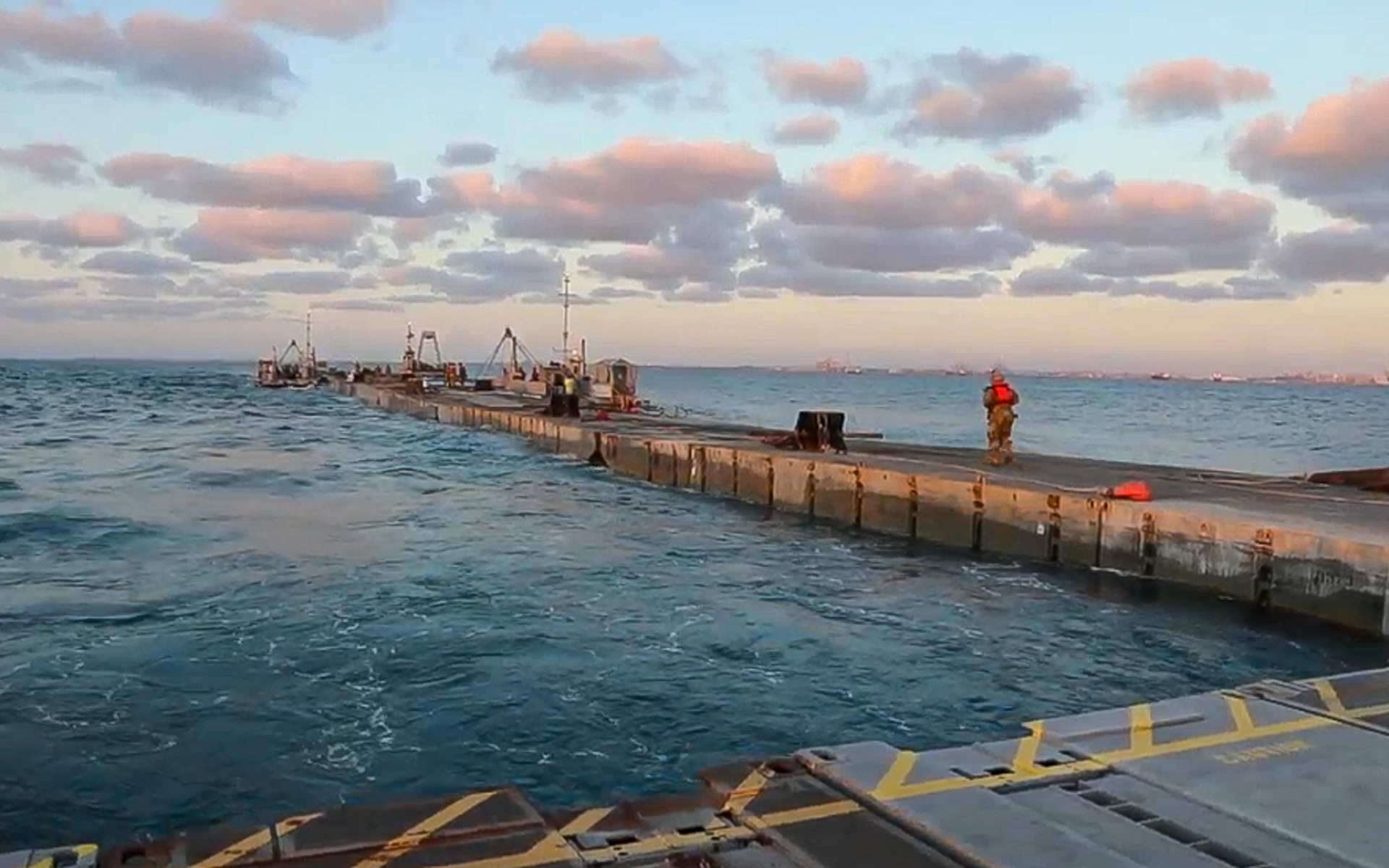 JLOTS Pier in Gaza